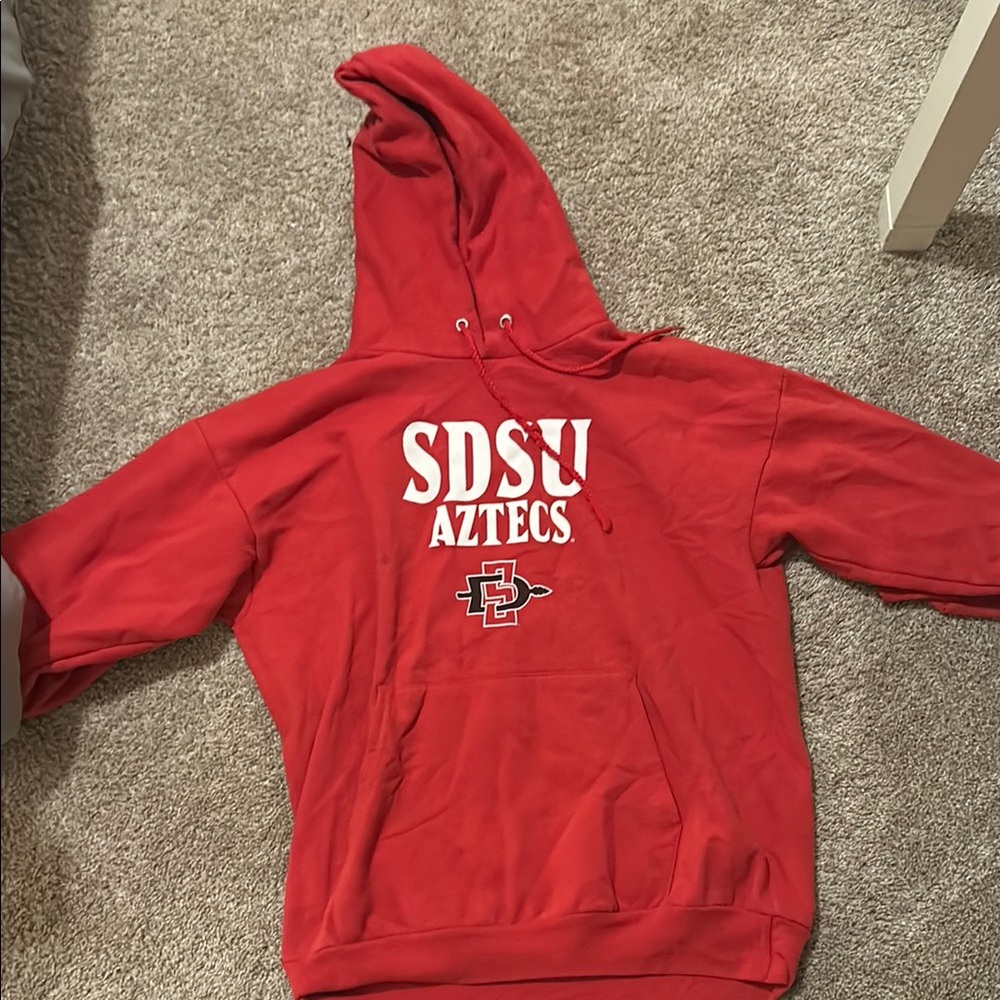 Red SDSU Aztecs Hoodie
